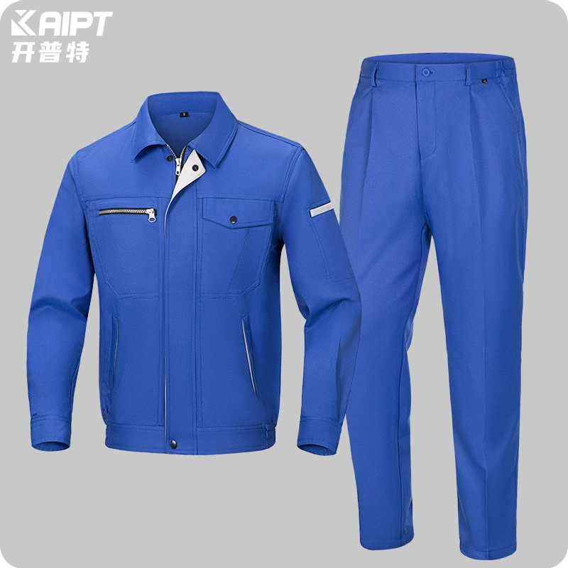 Кросс-бордерный костюм для спецодежды с принтом, мужская куртка с длинными рукавами для мастерских, износостойкая одежда для защиты труда из бамбукового волокна, спецодежда, внешняя торговля