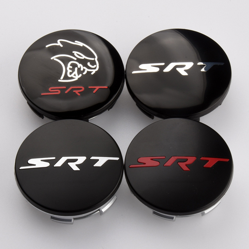 4X 63mm Dodge srt Nabendeckel Felgendeckel Radkappen – Bild 4