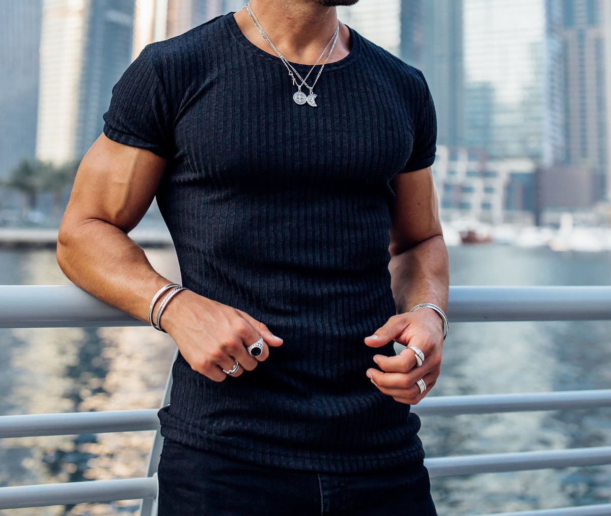 210g Weight Short Sleeve Sleeve Length Regular Sleeve Sleeve Type Polyester Fabric Type Regular Top Length T-shirt Tops Type Casual Occasion Round Neck Neckline Regular Fit Fit Type Solid Color Pattern Summer Season Men's Gender Simple Style Style Men's Solid Color Simple Style Round Neck Short Sleeve Regular Fit Men's T-shirt 6