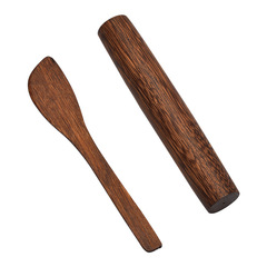 Dumpling filling scoop set, including won ton wrapper cutter, cream knife, carving tool, and no-paint chicken wing wood dumpling knife