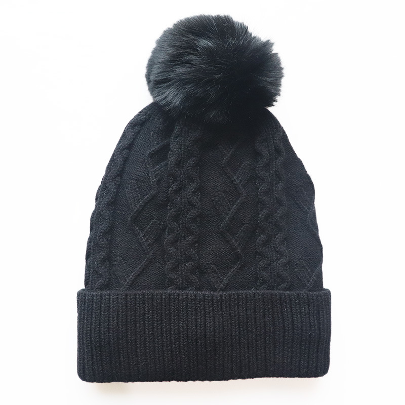 Women's Simple Style Solid Color Crimping Wool Cap display picture 1