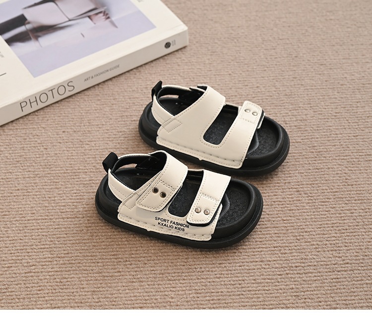 Boys Sandals Soft Soled Summer Beach Shoes For Kids And Students_voghion.com