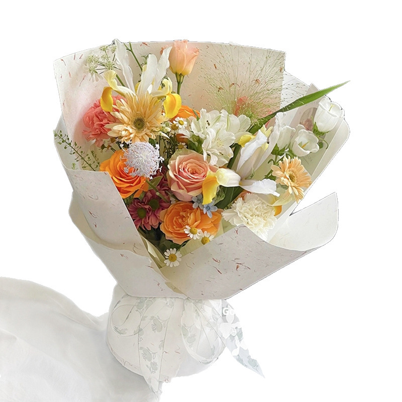 手裂き花弁紙高級感花束包装紙風華紙花包花紙東巴紙花芸材料卸売り|undefined