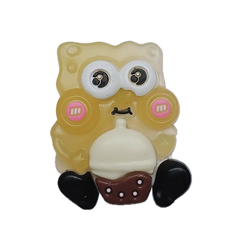 Cartoon cream phone case PVC, footwear buckle, storage box, decorative accessory, DIY
