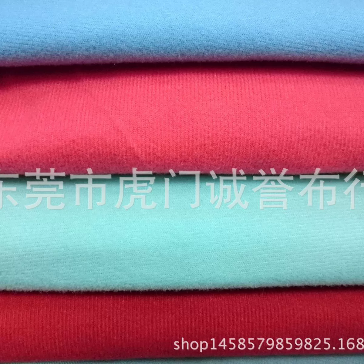 [精边边纶布180克单面拉毛布涤天鹅绒经编圈绒口袋布起毛布玩具料]