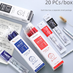 東米DM-021黑紅藍按動替芯0.5葫蘆頭筆芯st針管911A原裝替芯