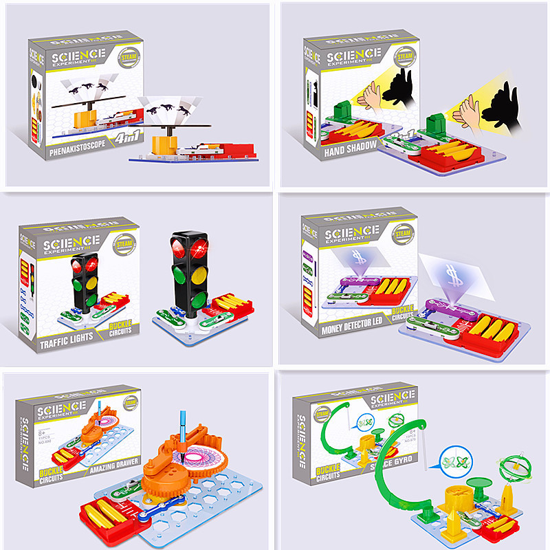 Amazon English Foreign Trade Children's Science and Technology small production set student creative diy science experiment toy material