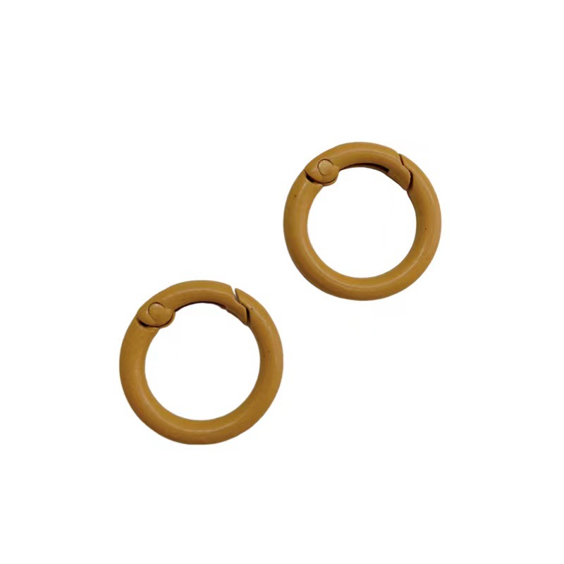 Accesorios de joyería de bricolaje anillo de resorte de color de aleación de zinc anillo de conexión anillo de libro de cupón de tarjeta en stock venta directa de fábrica al por mayor image 17