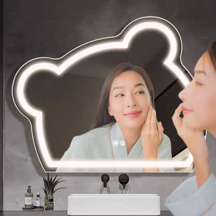 Espejo de baño, espejo de baño, espejo de maquillaje, espejo de maquillaje, espejo LED inteligente