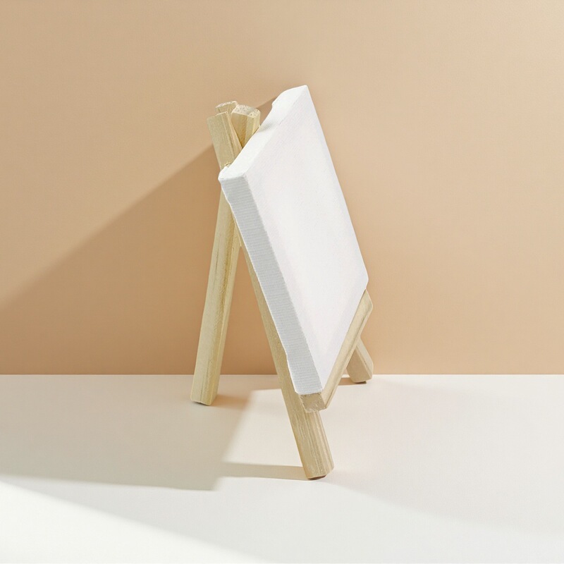 スポット卸売ミニ小さな額縁イーゼル組み合わせ diy アクリルペイント絵画子供のアート小さな絵画ボード額縁|undefined