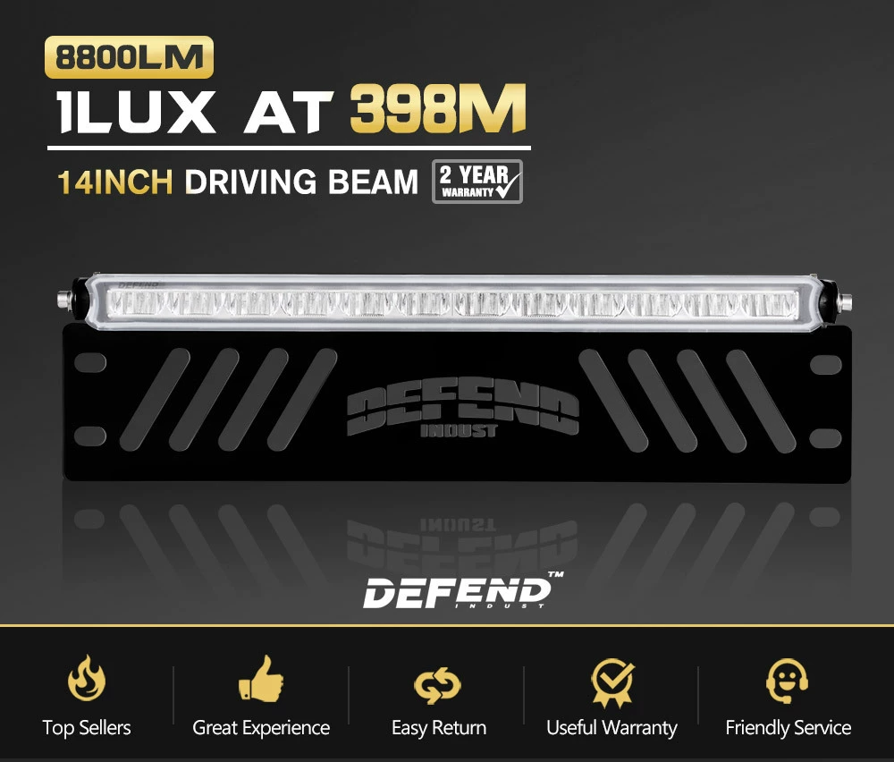 Производитель SOURCE 14-дюймовый Однорядный светодиодный прожектор, модификация автомобиля, светодиодный рабочий свет