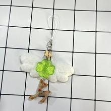 【梅花鹿】原创ins风手工手机挂件卡册咕本链 手账本包包笔袋挂链