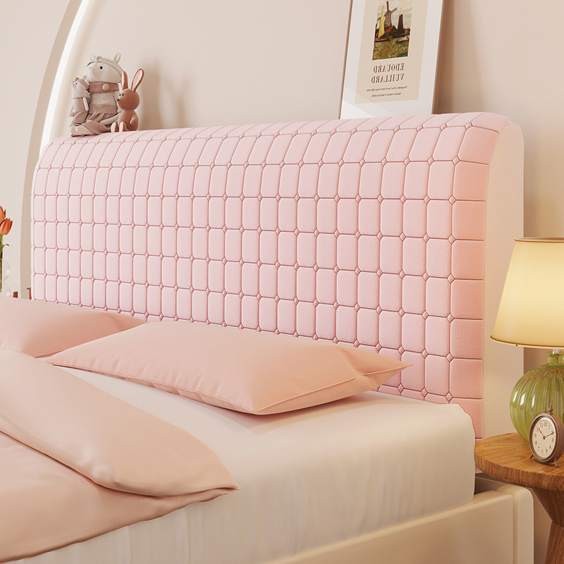 Funda acolchada gruesa de alta gama para cabecero de cama, funda protectora universal antipolvo de cobertura completa y suave para cama de madera, nuevo modelo 2024.
