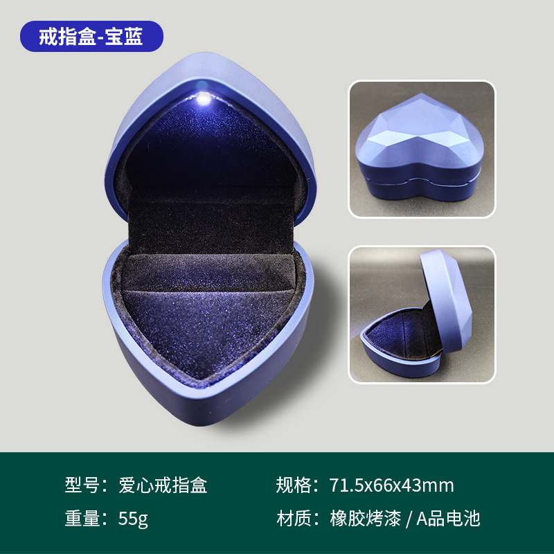 Blue ring, box
