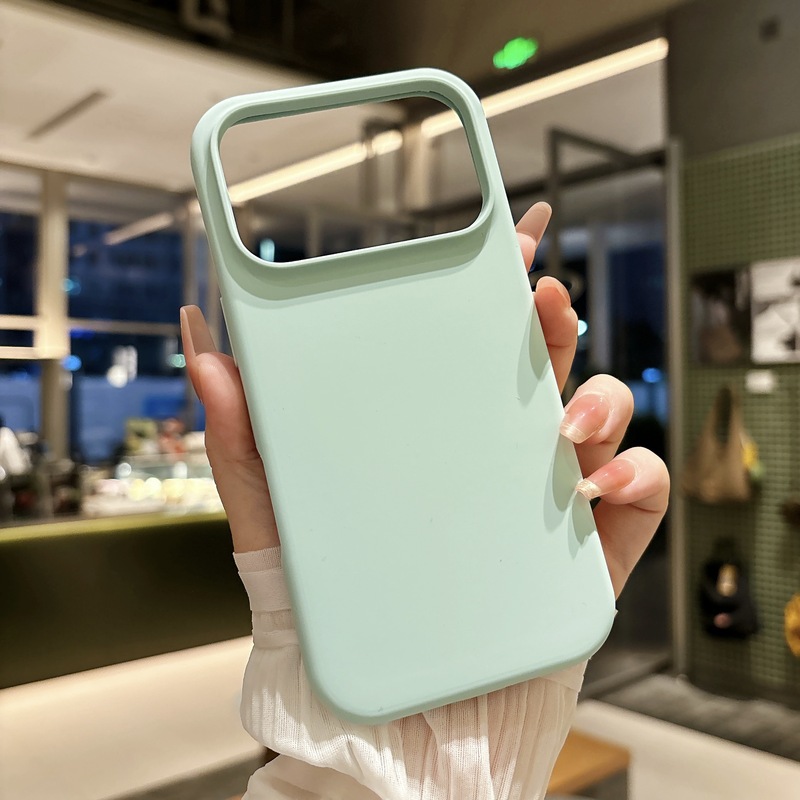 适用iPhone17Promax手机壳液态硅胶内置磁吸苹果17纯色防摔保护套|undefined