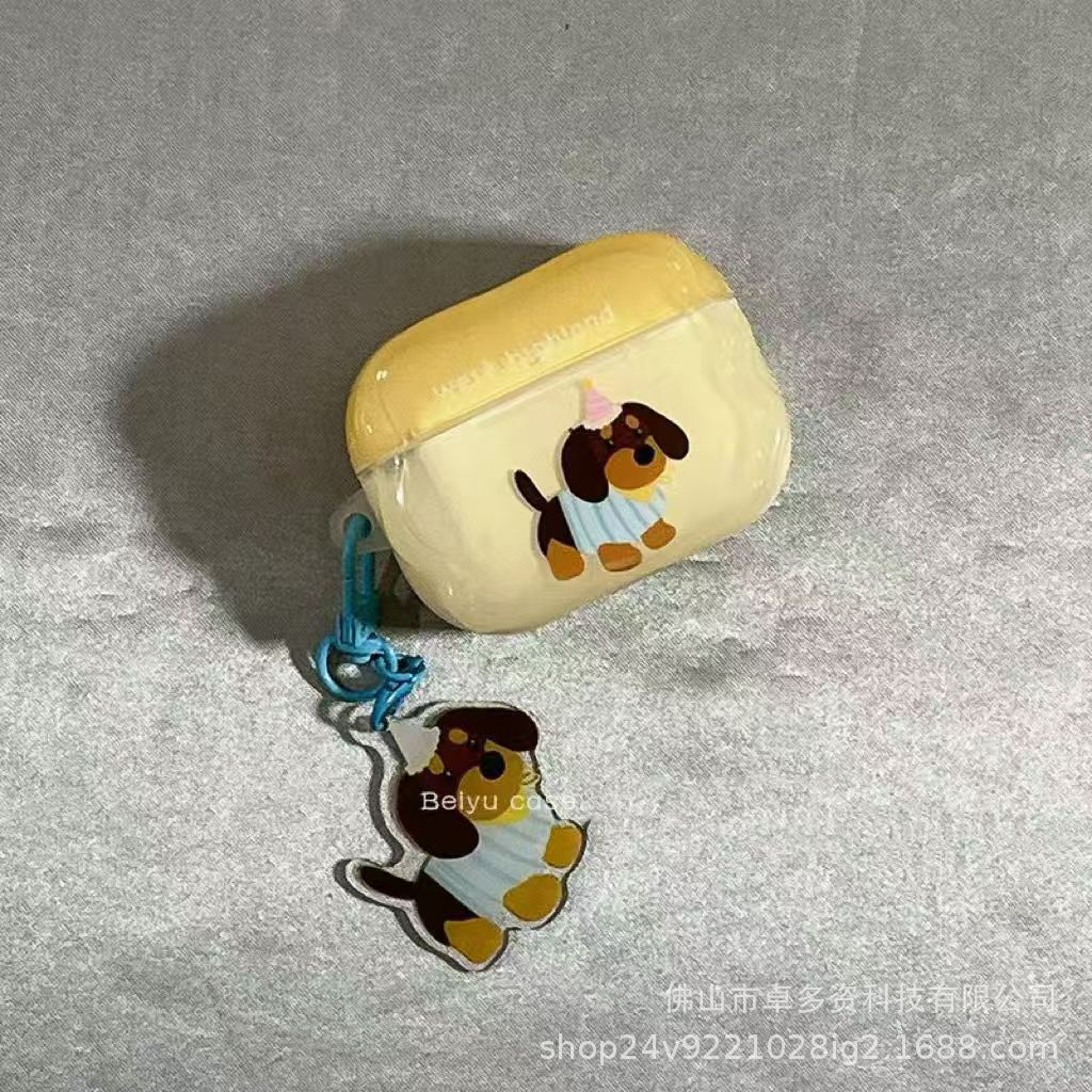 Cartoon Penguin Perro Apple auriculares AirPods 4 auriculares AirPods pro3 estuche