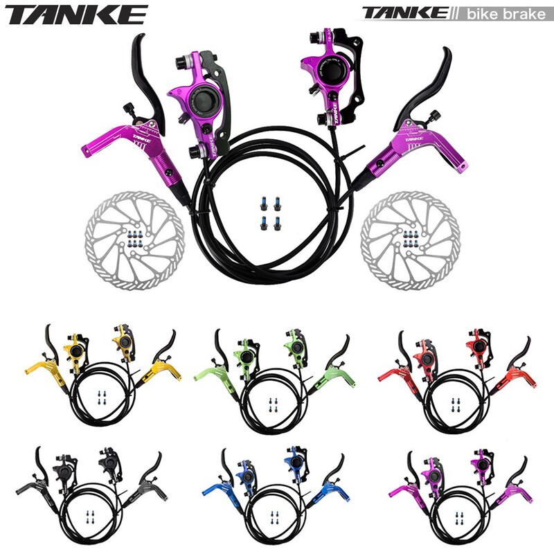 Tanke Mountain Bike Hydraulic Disc Brake Double Piston Two-Way Brake Bicycle Oil Brake Tanke Mountain Bike Hydraulic Disc Brake Double Piston Two-Way Brake Bicycle Oil Brake