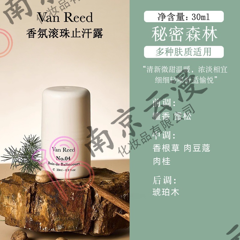 Van Reed フレグランス 制汗剤 デオドラント ロールオン 男女兼用 脇の下 さわやかで香りのニッチ トラベル ポータブル パック|undefined