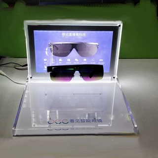直播Led发光展会展示台亚克力产品展示架耳机充电宝数码产品陈列