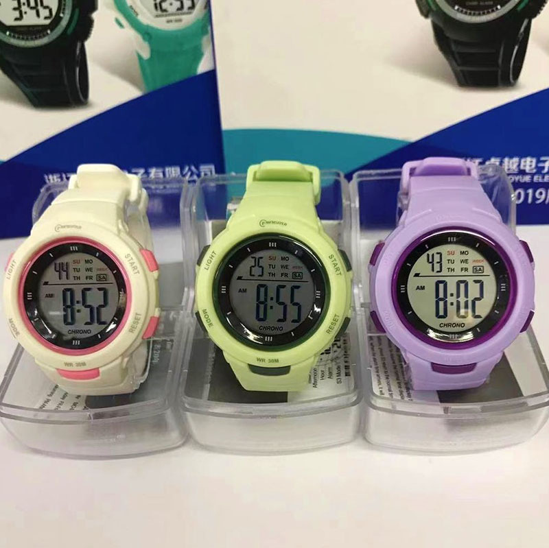 8217L children watch Boys Girls waterproof electronic watch LED student outdoor sports girl watch