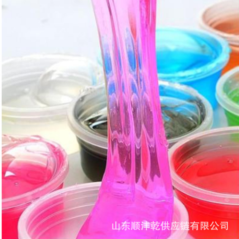 High aesthetic foam glue for children's non-toxic mud, internet celebrity slime set, girl heart non stick, hand safe crystal mud