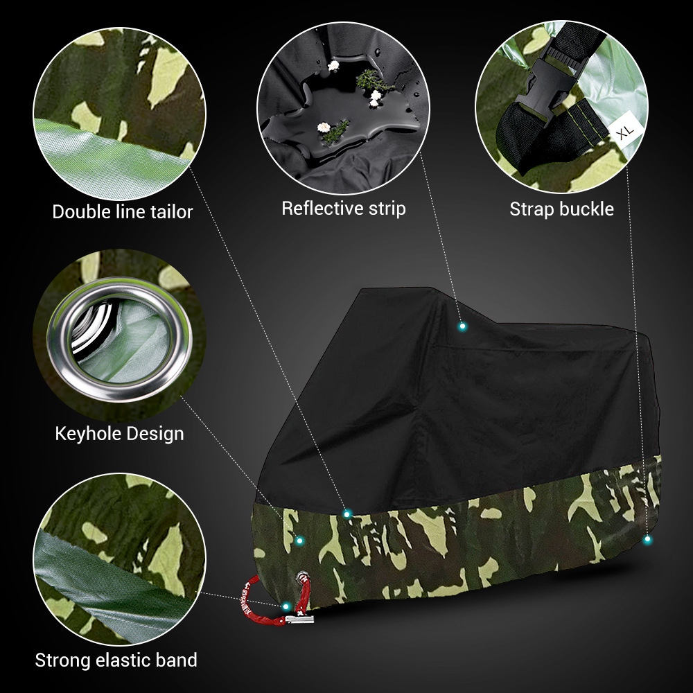 Ropa de protección solar transfronteriza cubierta de motocicleta gruesa cuatro estaciones universal multicolor vehículo eléctrico a prueba de lluvia y polvo ropa de motocicleta image 13