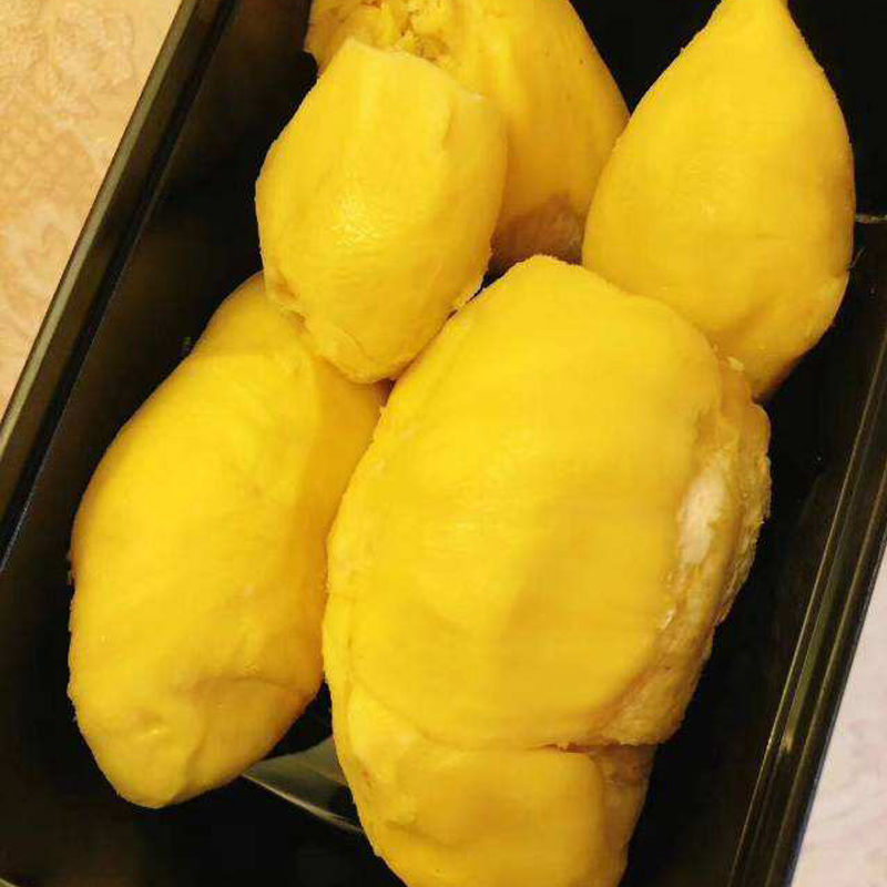 Thailand New fruit Golden Pillow Durian Freezing Durian Seedless Freeze Shelled fruit