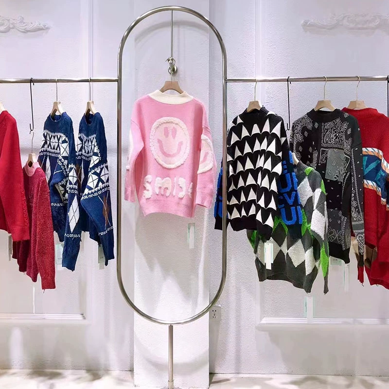 Амазонка ретро с длинными рукавами трикотажный свитер 2023 женский свободный осень-зима