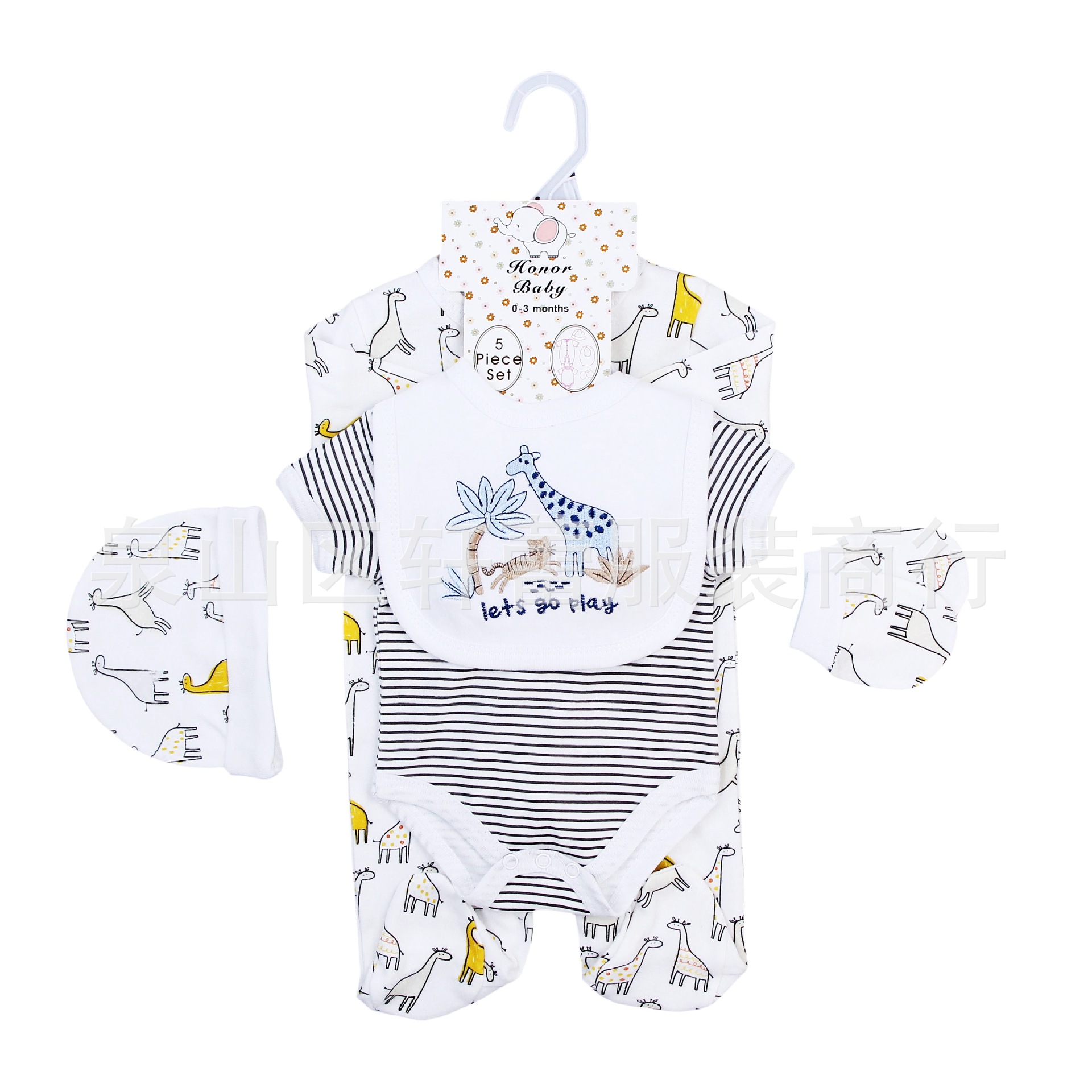 Conjunto de ropa para recién nacido, pelele de algodón puro, mono para bebé, ropa de bebé, ropa infantil transfronteriza europea y americana