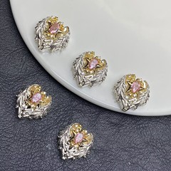 光と夜の愛の翼愛のクリスタルブレスレット DIY ジュエリーアクセサリーダイヤモンドカラービーズ
