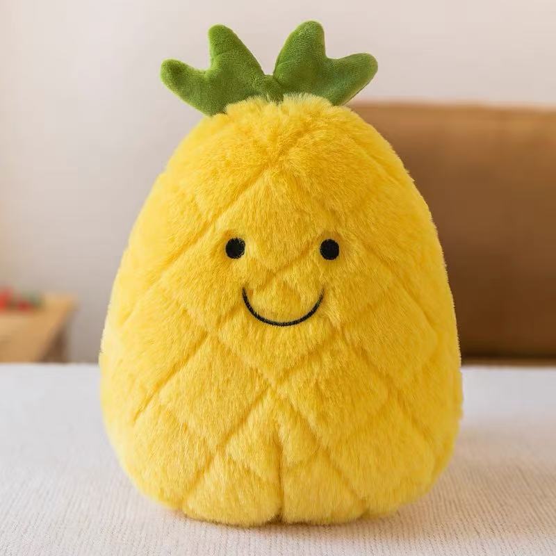 新しい 10inch グリッパーマシン人形子供のおもちゃ果物と野菜のぬいぐるみシミュレーション果物と野菜の人形卸売|undefined