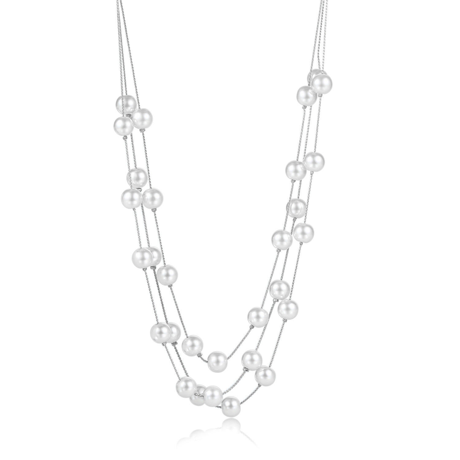 Fashion Geometric Copper Beaded Womenu0027S Bracelets Earrings Necklace 3 Piece Set