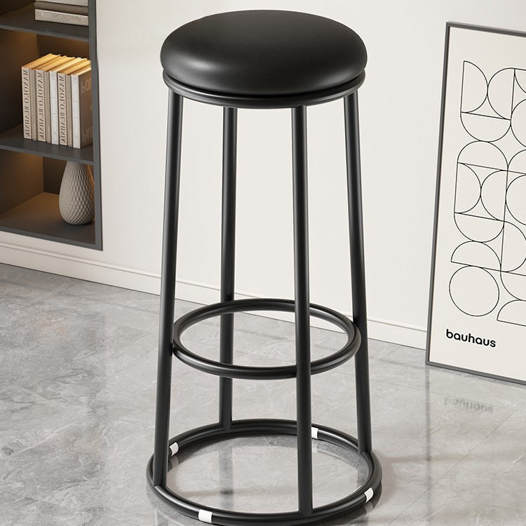 Silla de bar de recepción, taburetes altos, taburetes de cajero, sillas de bar de lujo, sillas de bar de hierro forjado de alto nivel, sillas de bar de negocios