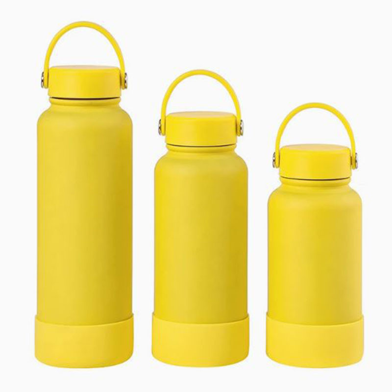 304 olla espacial de aislamiento de acero inoxidable patrón de logotipo personalizado taza de aislamiento antideslizante taza de agua deportiva al aire libre de gran capacidad