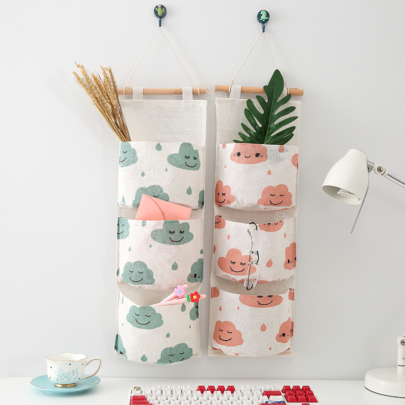 Fashion Style Fashion Cartoon Cotton And Linen Storage Bag