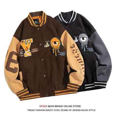 Vintage bomberjacka för män och kvinnor i unisex pilotstil_voghion.com