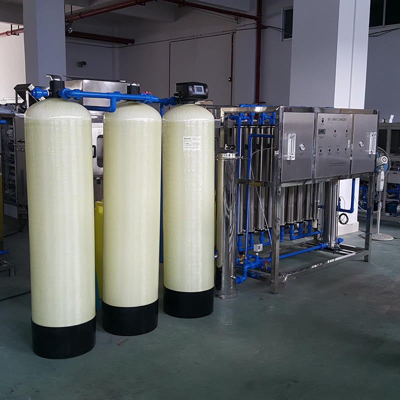 Industrial single-stage reverse osmosis water purification equipment ro direct drinking water pure water treatment equipment softening water production line equipment