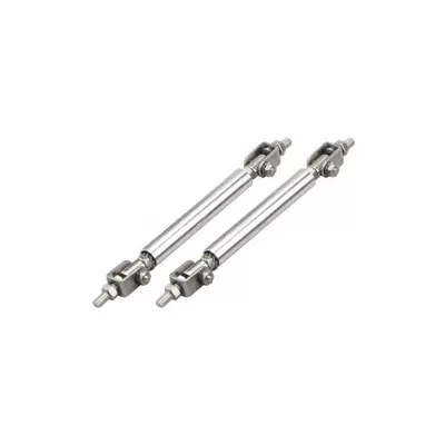 Other Car Modifications Rod Front and Rear Bumper - 75mm-silver-minimum-order-of-10-sets