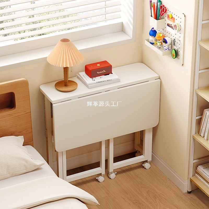 モバイルホームデスクコンピュータテーブル小さなテーブル寝室化粧テーブル寮学生シンプルなライティングデスク|undefined
