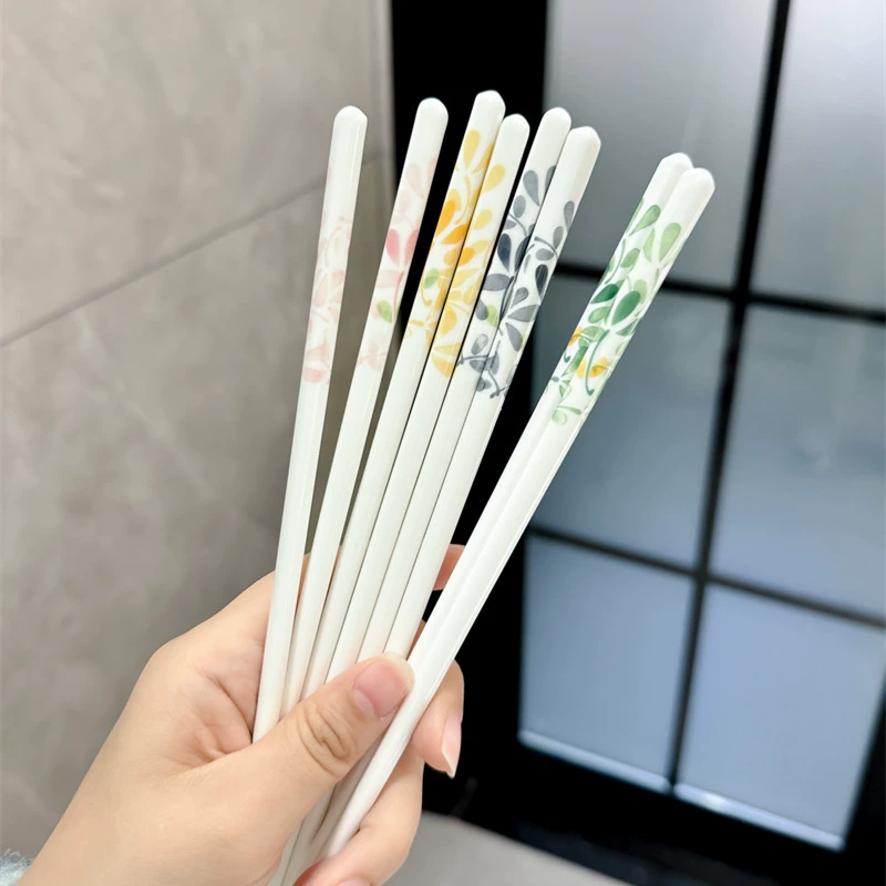 High quality ceramic non-slip chopsticks, tableware, set, simple and elegant design