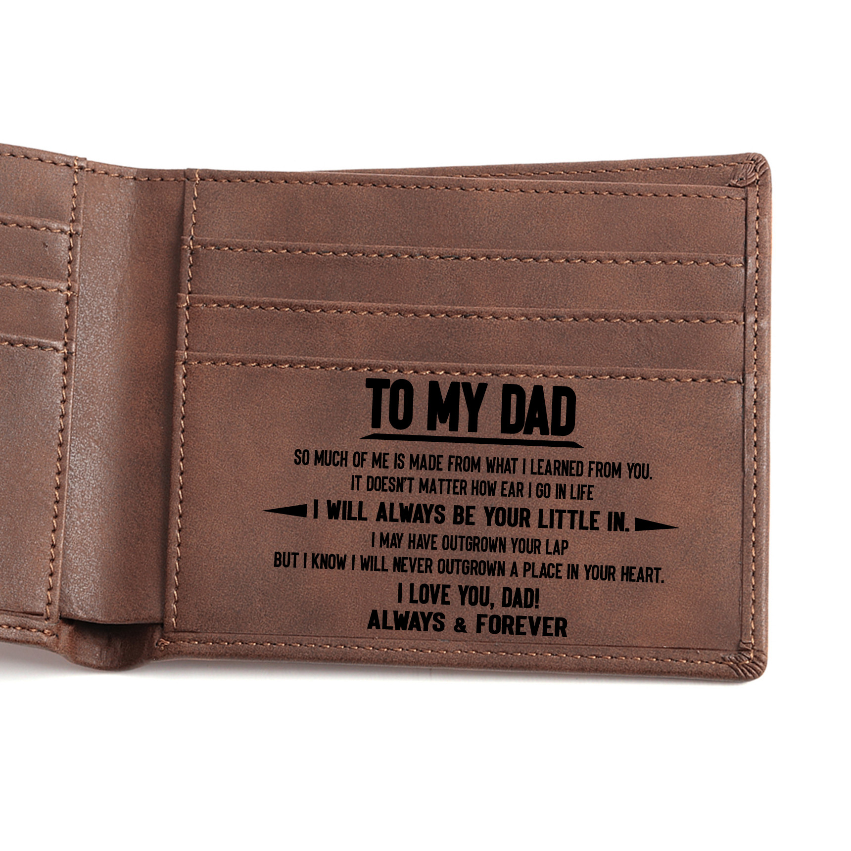 VP café para hombres, cartera de cuero PU, comercio exterior, grabado láser, cartera de grabación negra, regalos de Navidad.