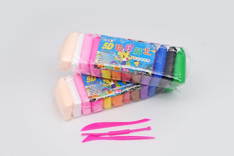 才艺星12色袋装超轻粘土