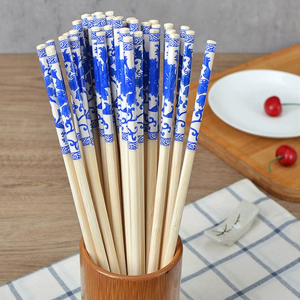 Blue and white chopsticks, pack, 6.0×24cm