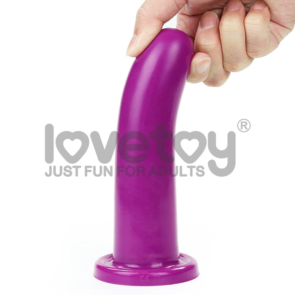Lovetoy подлинная фиолетовая имитированная пенис-мануальная большая женская мастурбационная насадка LV1613