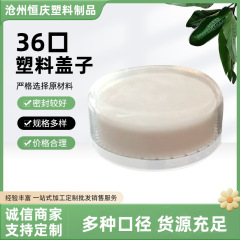 メーカー卸売り36口プラスチックキャップ固体キャップ二重透明キャップ化粧品ペーストケース蓋中蓋