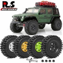 RS红蜘蛛1.9寸攀爬胎Axial易控SCX10 90046 RR10通用胎+轮毂R160