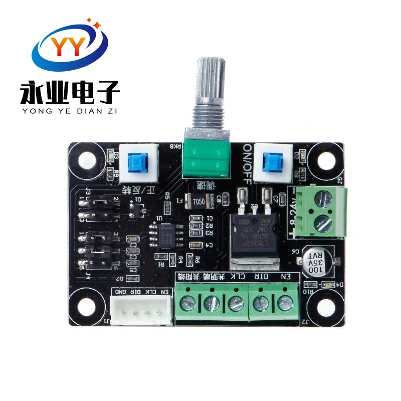 24V12v шаговый двигатель для привода простой регулятор скорости положительный и обратный контроллер модуль pwm генератор импульсных сигналов