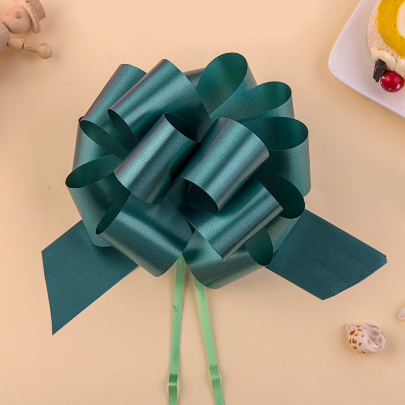 Comercio exterior transfronterizo Amazon Venta caliente 50 llano 8-Sección Bola flor Navidad Halloween decoración flor nudo guirnalda cinta