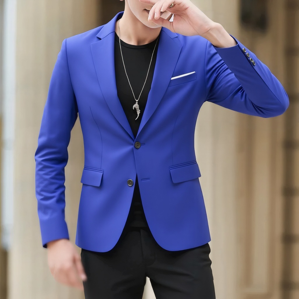 Blazer uomo slim fit giacca elegante per business e casual_voghion.com