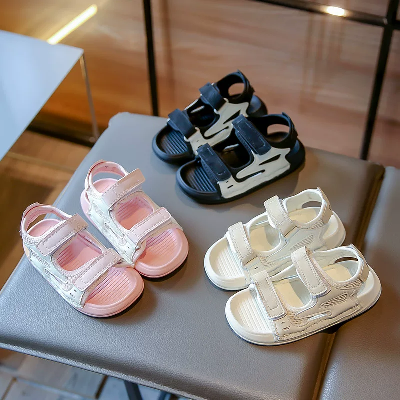 Summer fashionable children's sports sandals for boys, beach footwear, soft sole, for teenagers